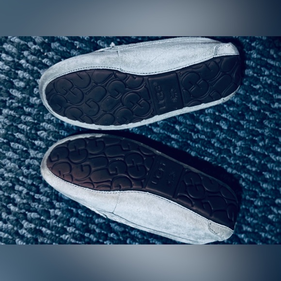 New UGGS Ansley Light Grey Slipper/Moccasins - Picture 11 of 14